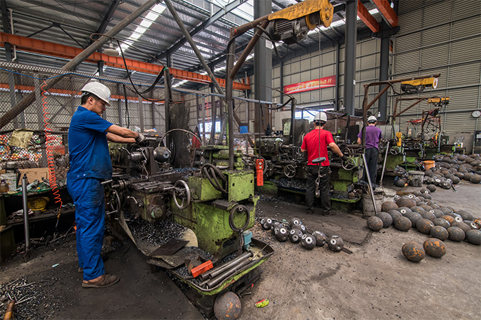 日照网架配件车间